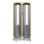 Водонагреватель косвенного нагрева THERMEX Flat 80 V Combi 2